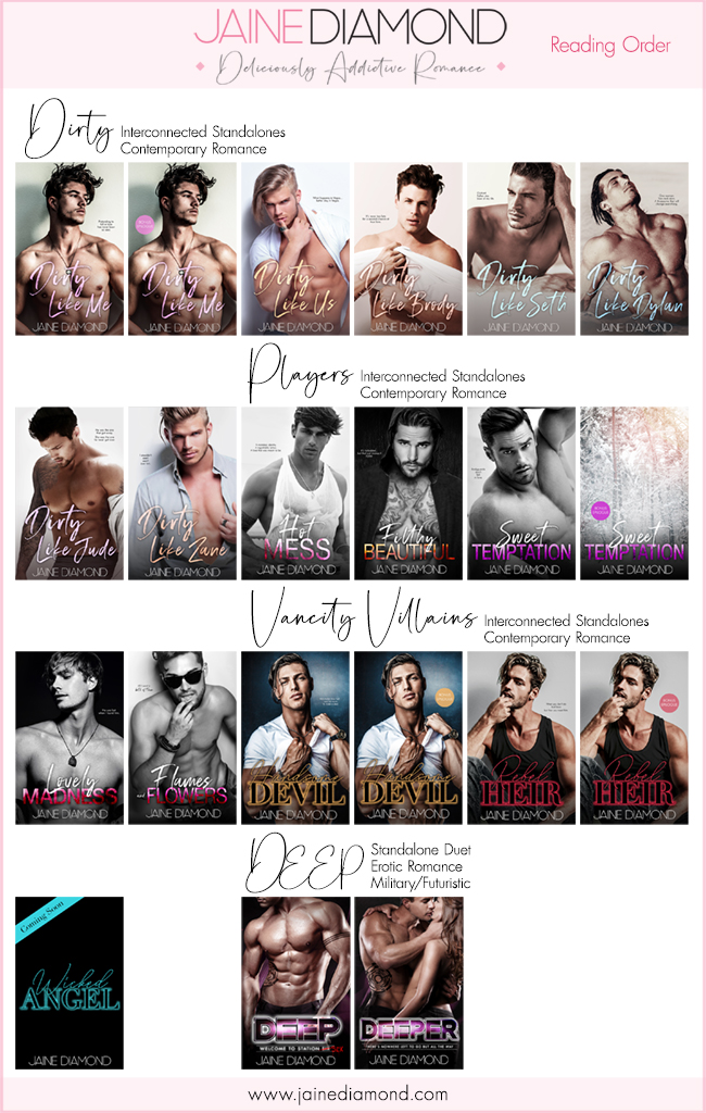 Reading Order Checklist Covers web Jaine Diamond Deliciously